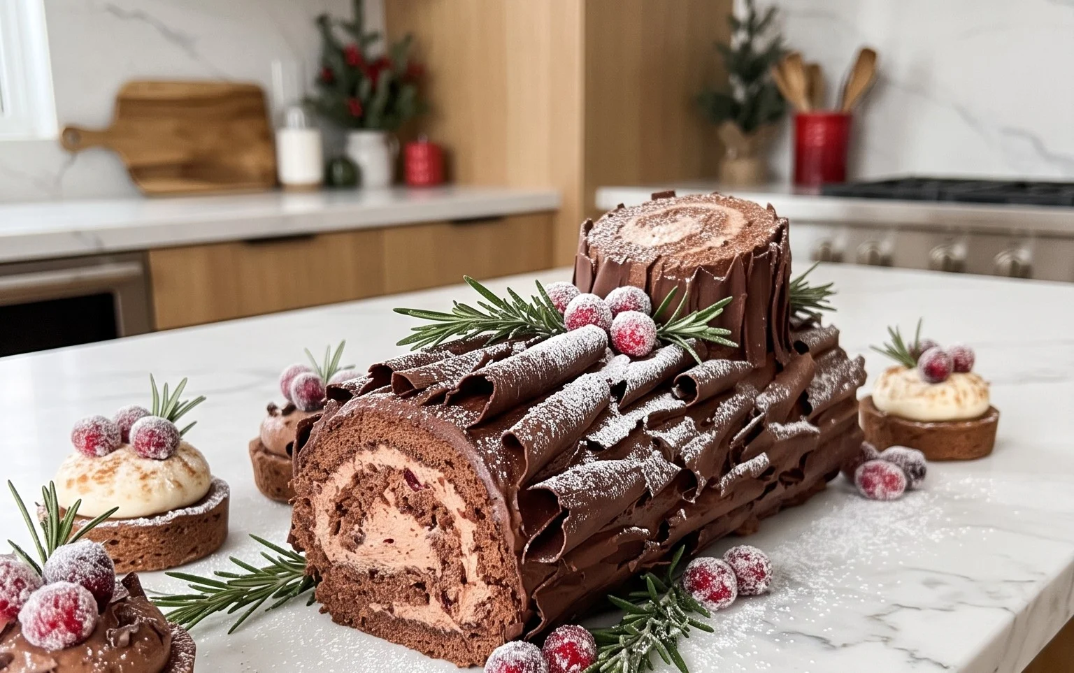 Recette Bûche de Noël Chocolat Facile et Rapide