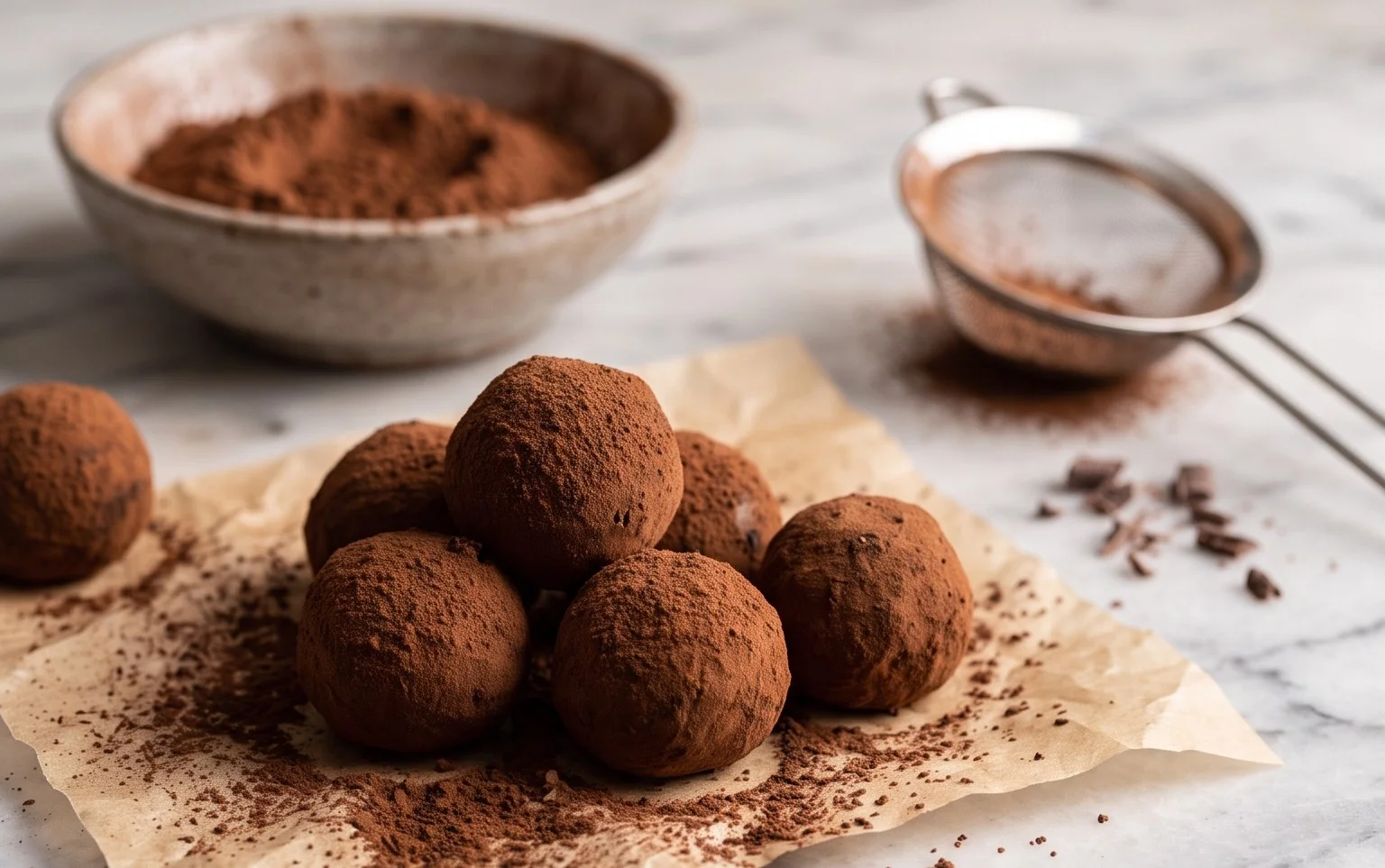 Truffes au Chocolat Fondantes : Recette Simple