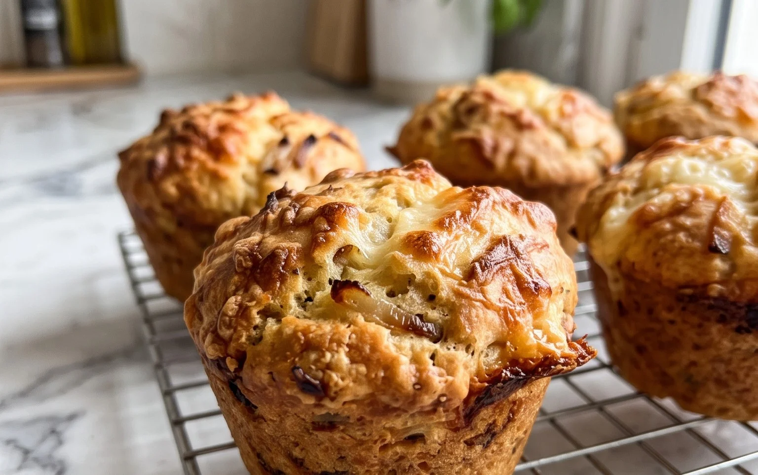 Muffins Salés Oignon Reblochon Moelleux : Recette Facile